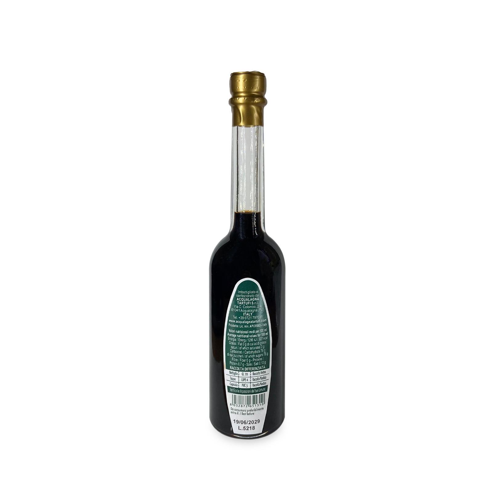 Condiment à base d'”Aceto Balsamico di Modena IGP” aromatisé à la Truffe Blanche