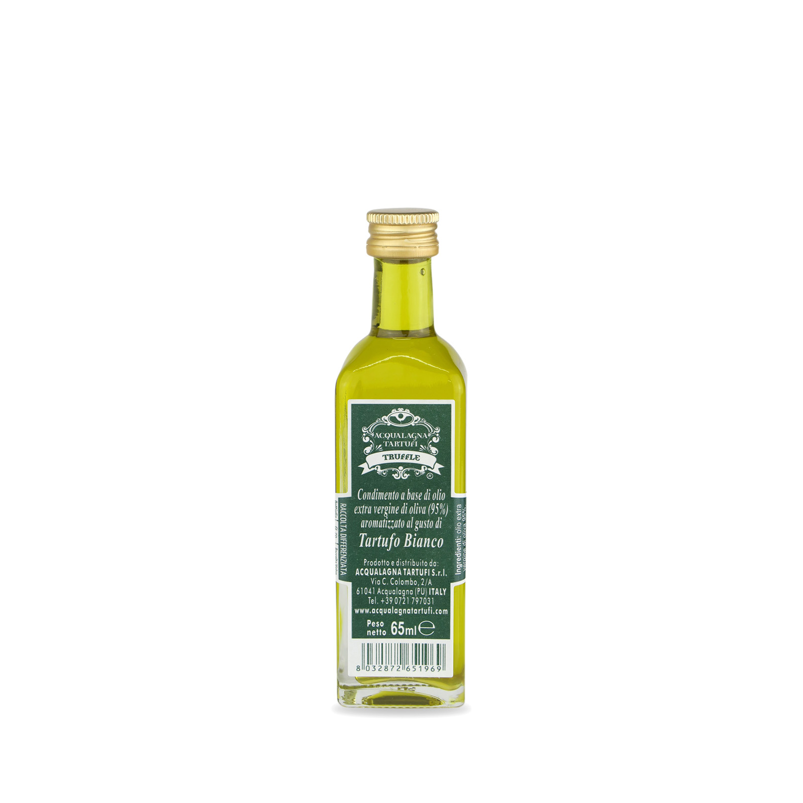 Condimento olio EVO al tartufo bianco (gourmet) - Tartufi e Sapori