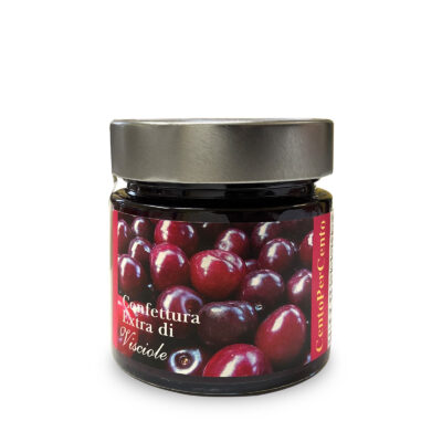 Wild cherries jam CentoPerCento Line